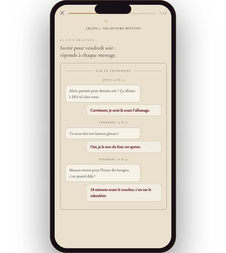 Un exercice de conversation